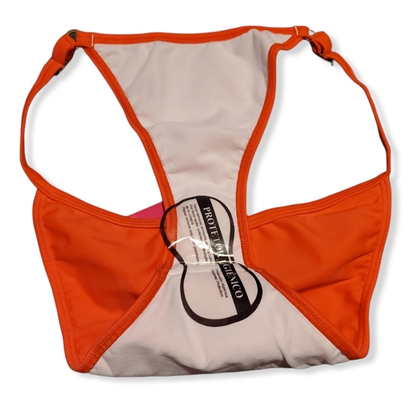 Cia Maritima NWT Orange Bikini Jeweled Bottom L - Picture 7 of 14